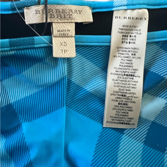 NWT Burberry blue check bikini 2 piece - Picture 9 of 10